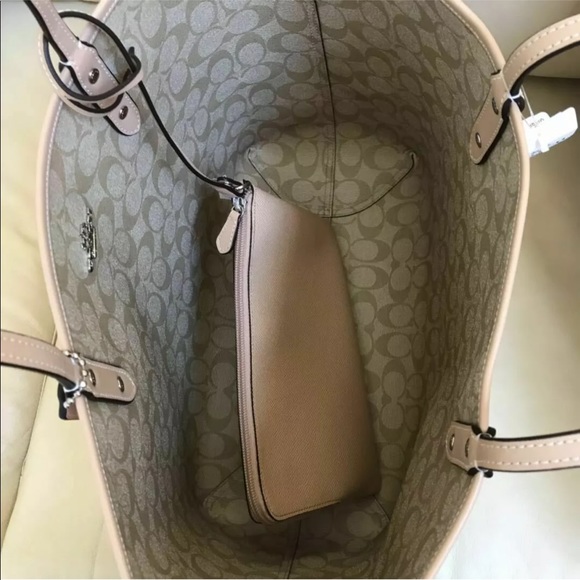 SOLD ! Coach Painted Peony floral Tote 3 PC SET - Picture 5 of 7